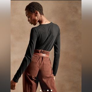 Banana Republic Slub Cotton-Modal Raglan T-Shirt